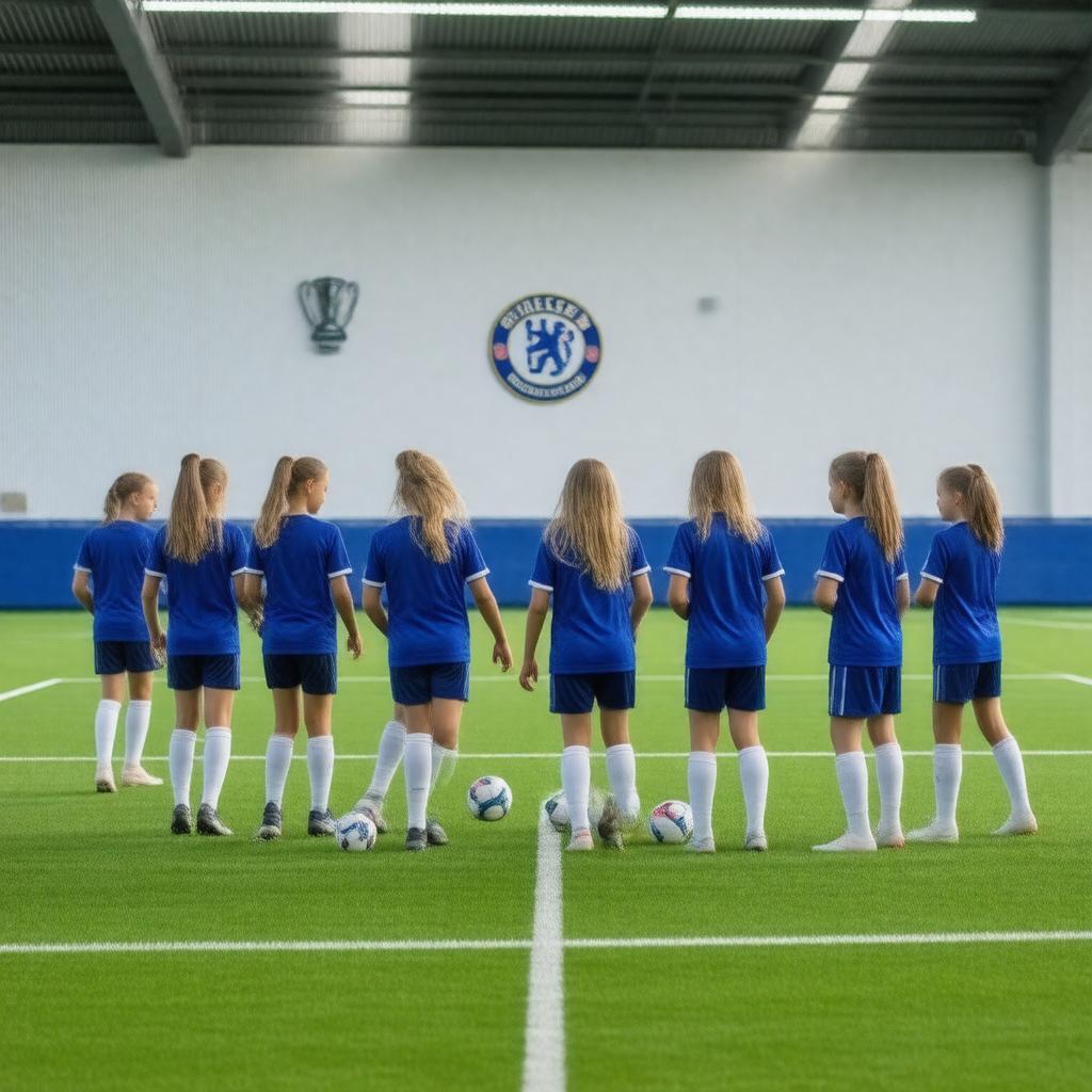 AI-created image of Chelsea F.C. Women Academy