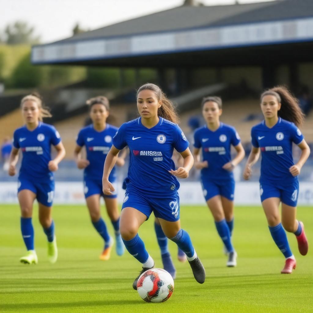 AI-created image of Chelsea F.C. Women