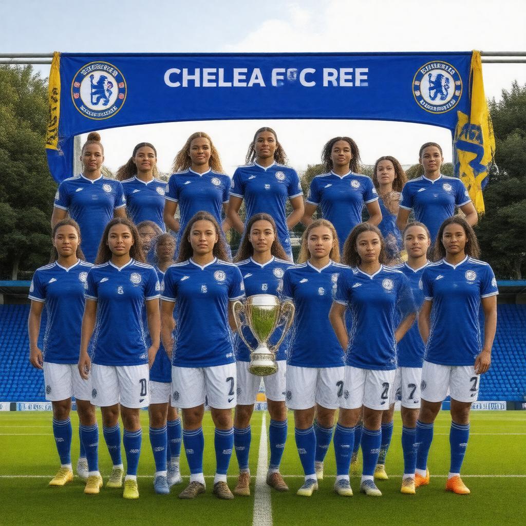 AI-created image of Chelsea FC Women