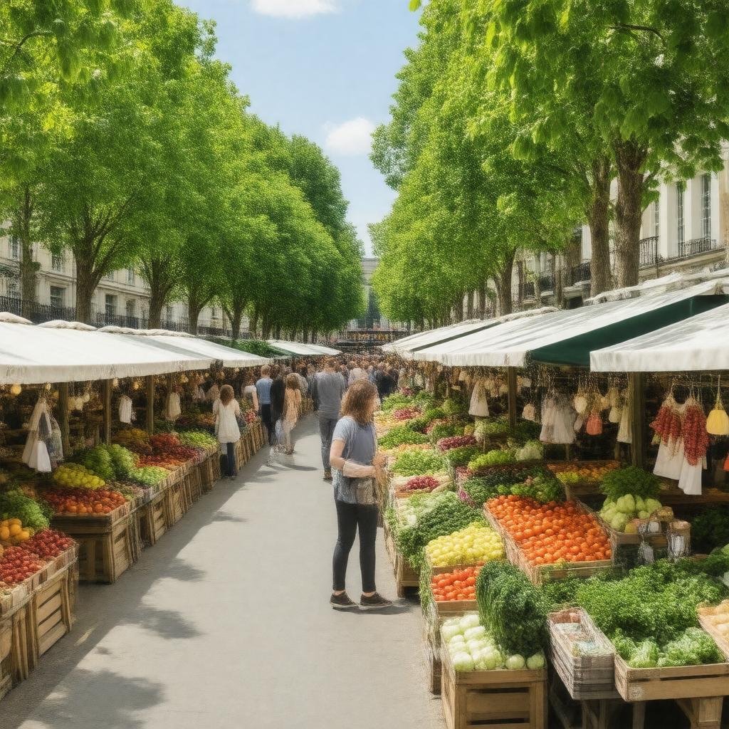 AI-created image of Chelsea Farmers Market