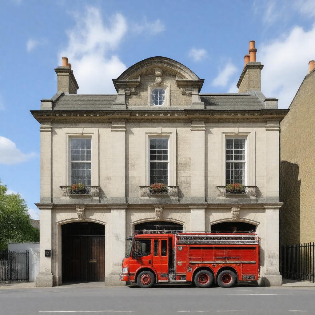AI-created image of Chelsea Fire Station