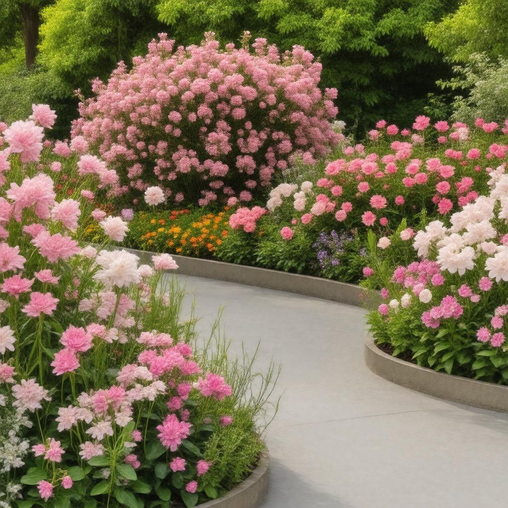 Click to view larger image AI-created image of Chelsea Flower Show