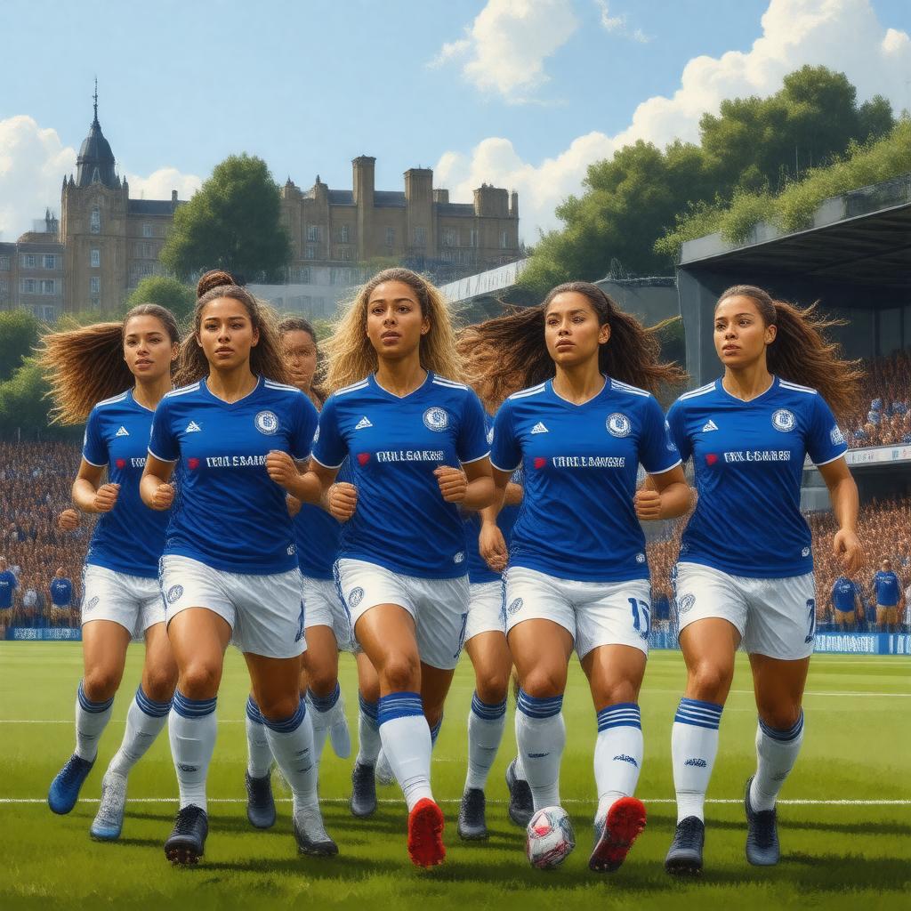 AI-created image of Chelsea Ladies