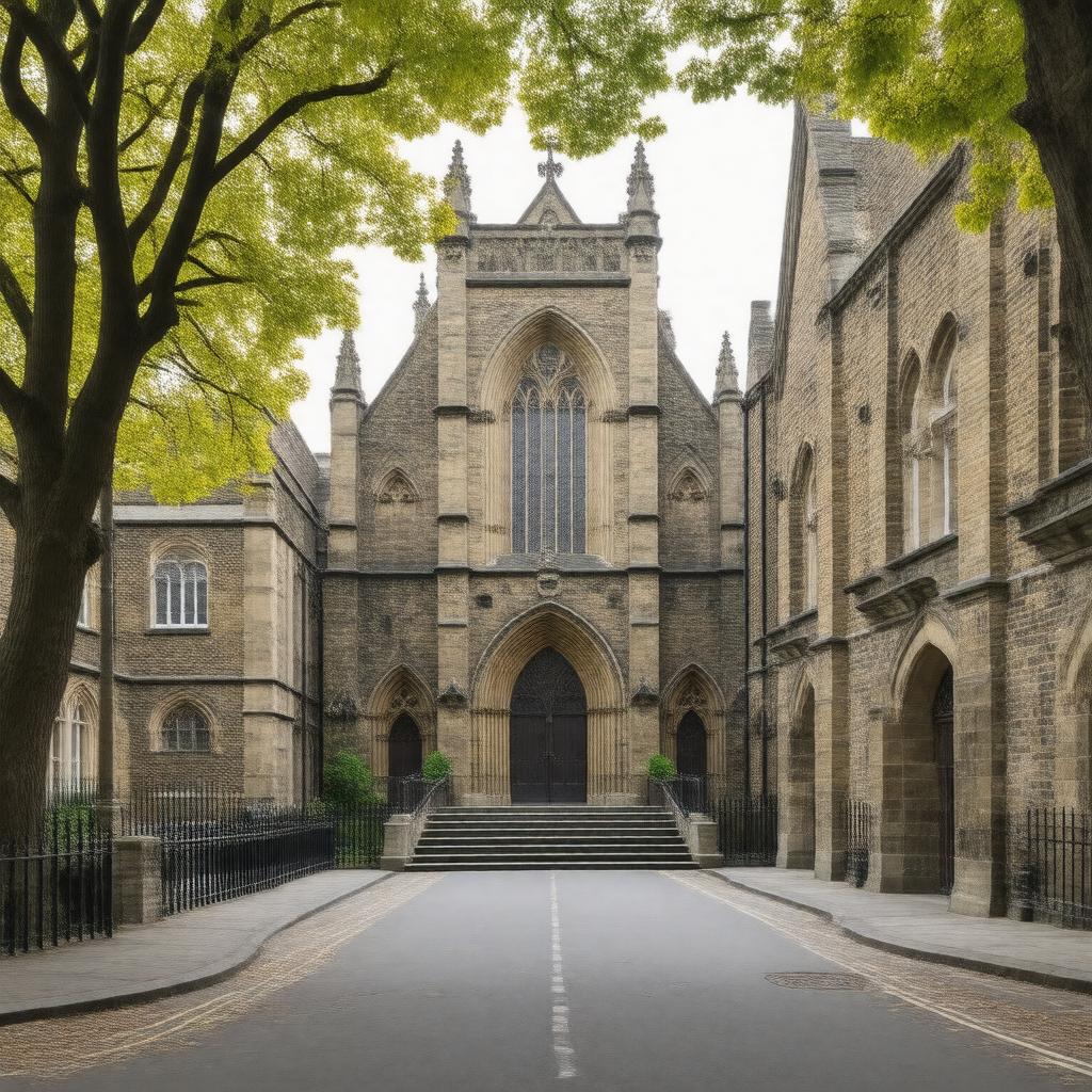 Click to view larger image AI-created image of Chelsea Old Church