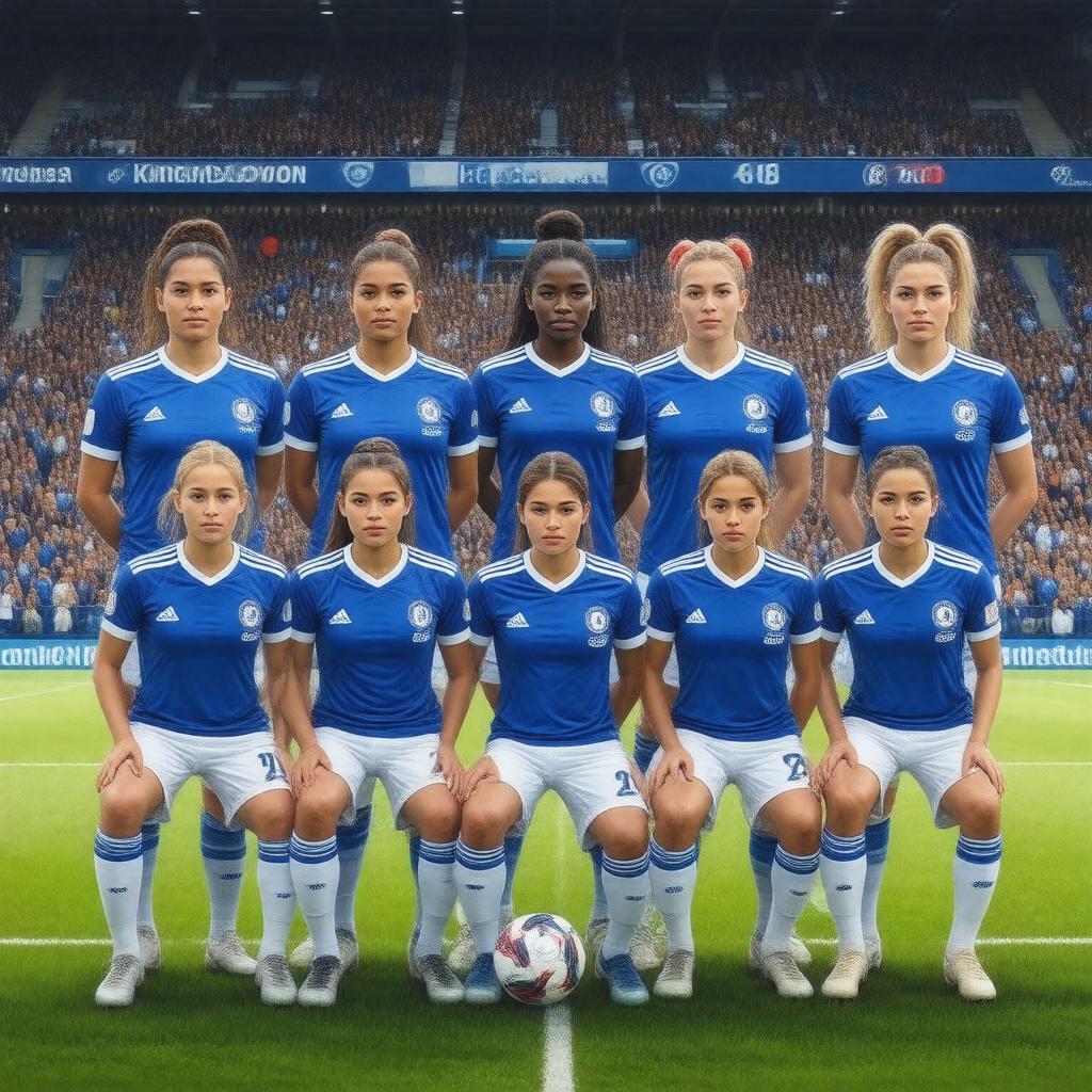 AI-created image of Chelsea Women