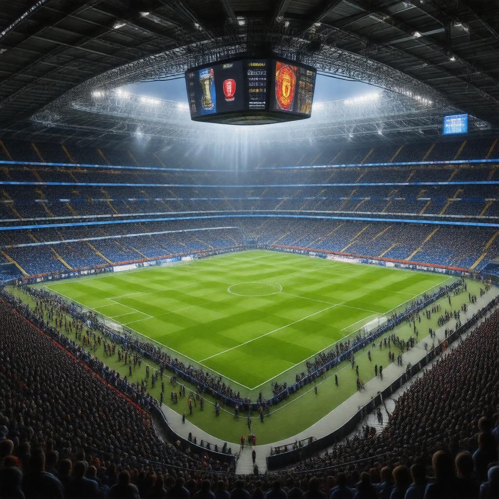 Click to view larger image AI-created image of Chelsea v Manchester United 2007