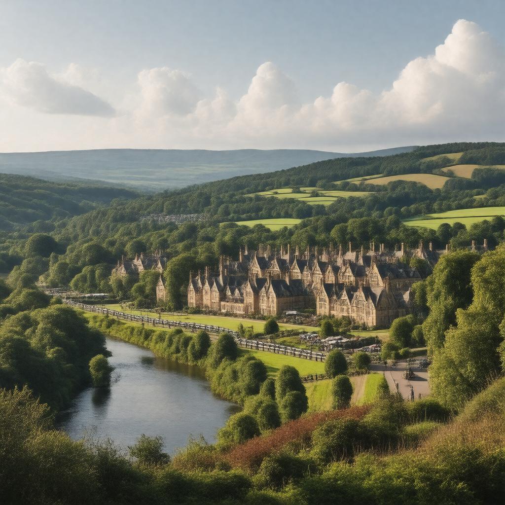 AI-created image of Cheltenham, England