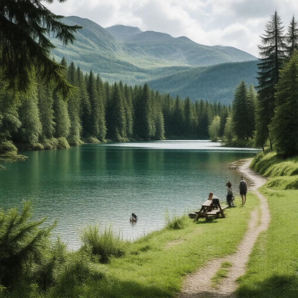 AI-created image of Chemainus Lake