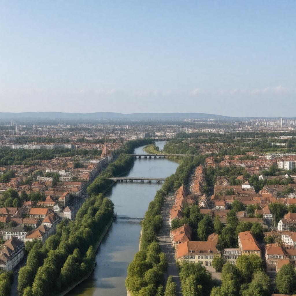 AI-created image of Chemnitz, Germany