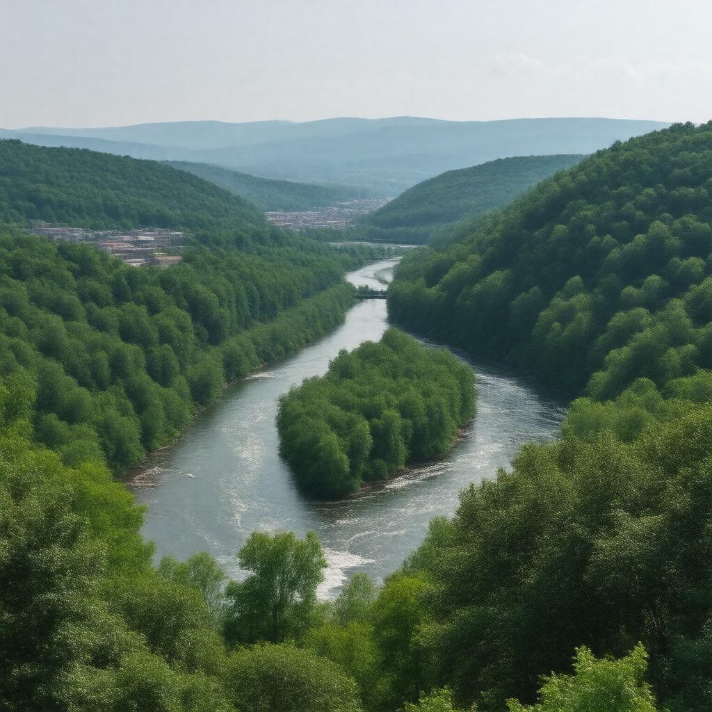 AI-created image of Chemung County