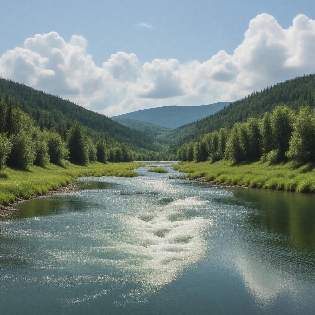 AI-created image of Chemung River