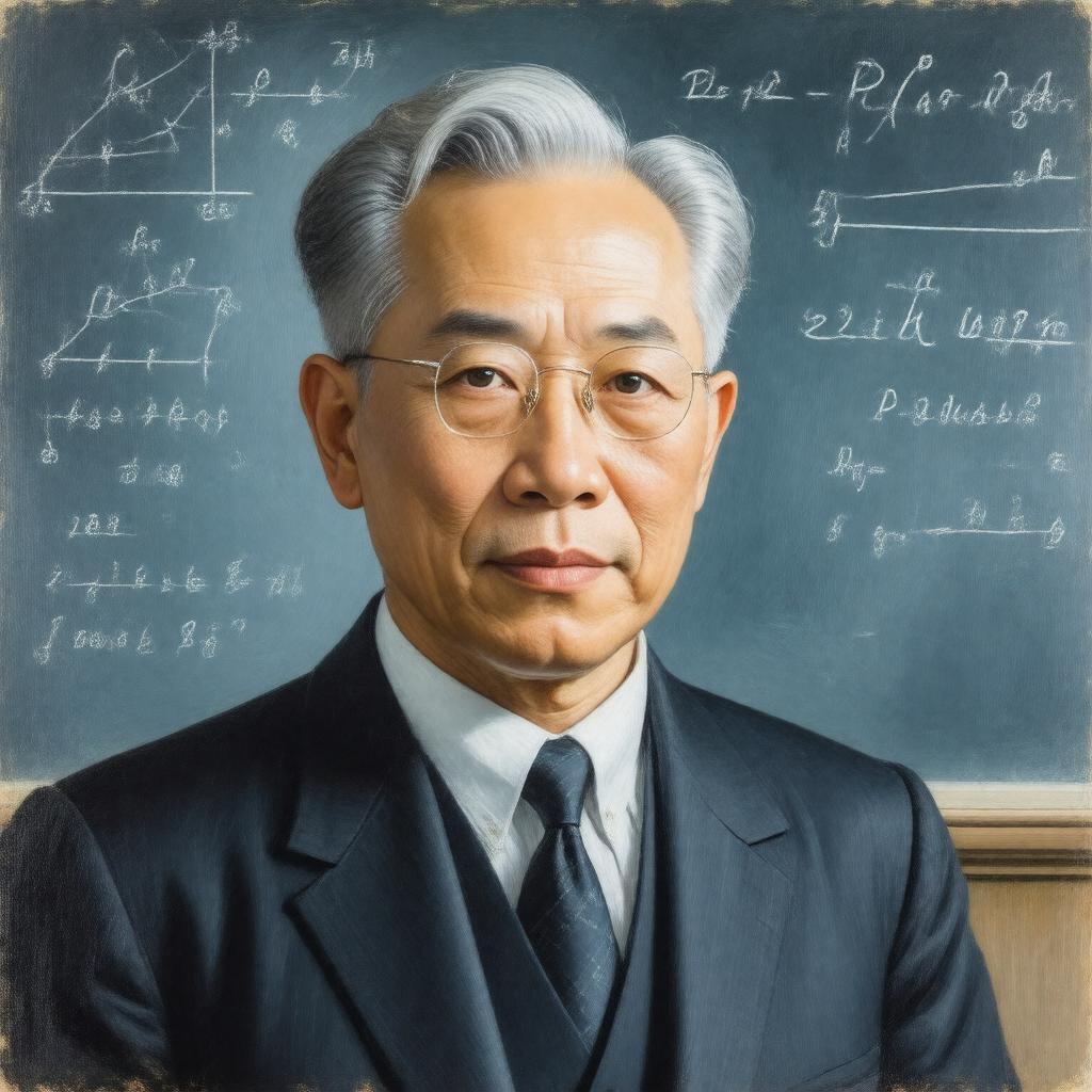 AI-created image of Chen Ning Yang