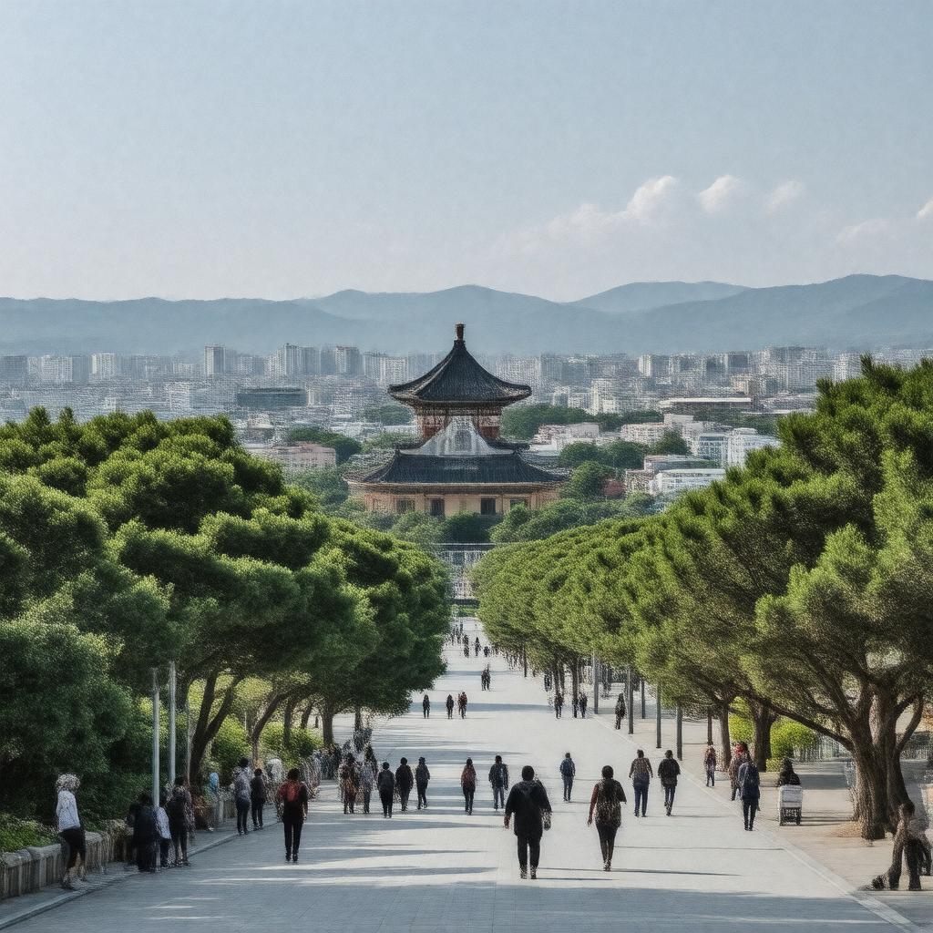 AI-created image of Cheonan, South Korea