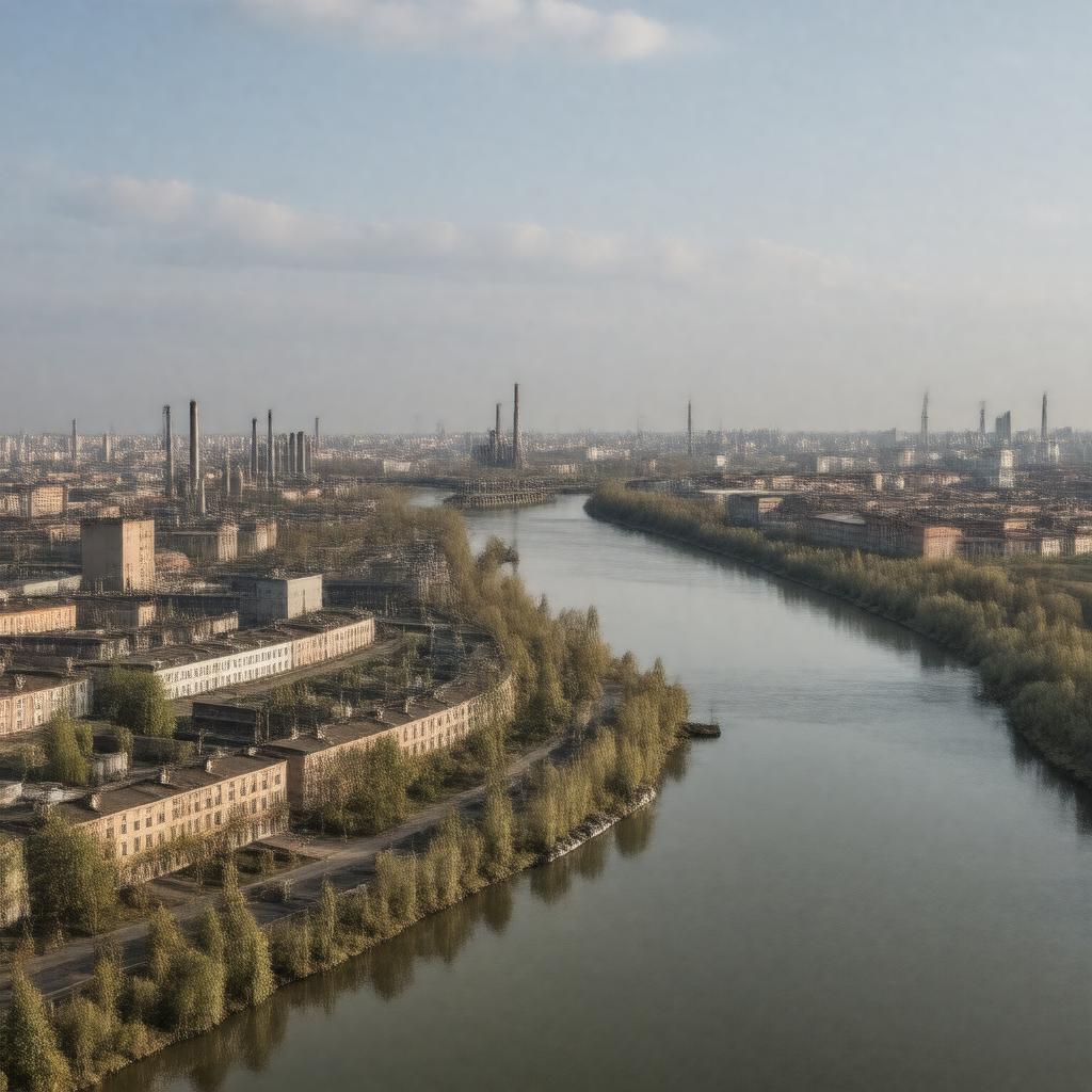 AI-created image of Cherepovets, Russia