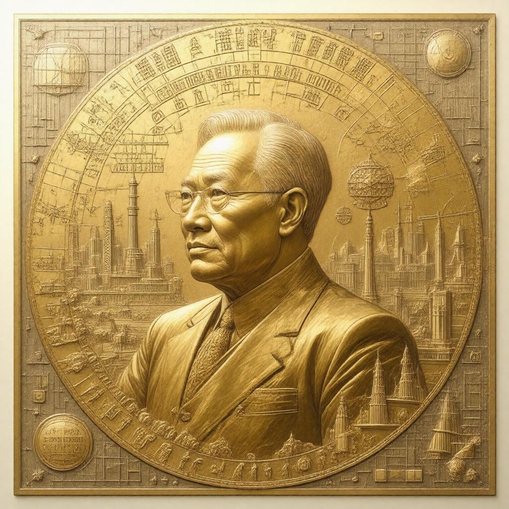 Click to view larger image AI-created image of Chern Medal