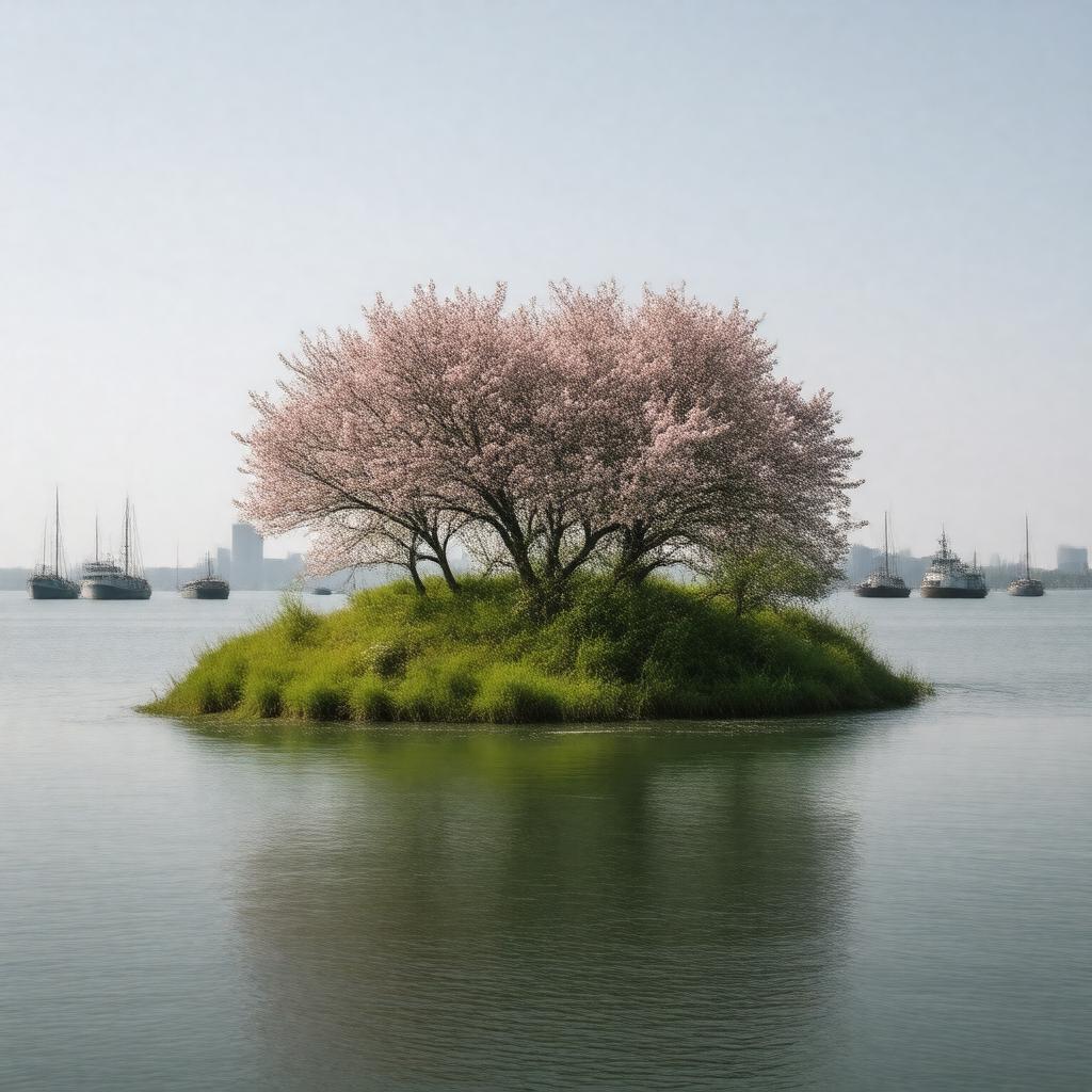 AI-created image of Cherry Island