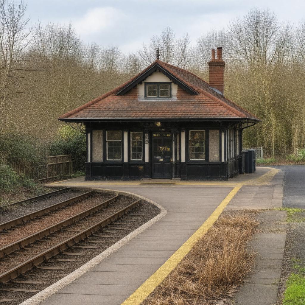 AI-created image of Chesham railway station