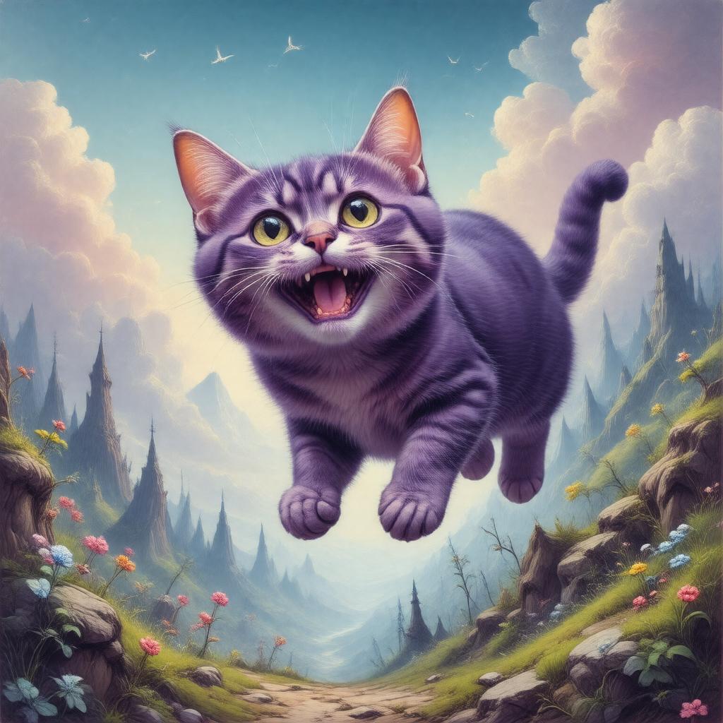 Click to view larger image AI-created image of Cheshire Cat