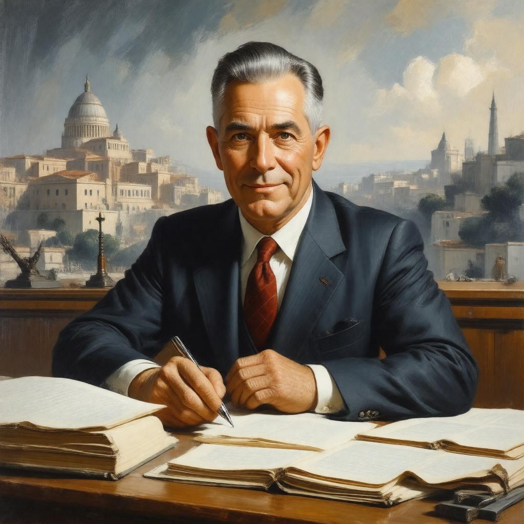 AI-created image of Chester Kallman