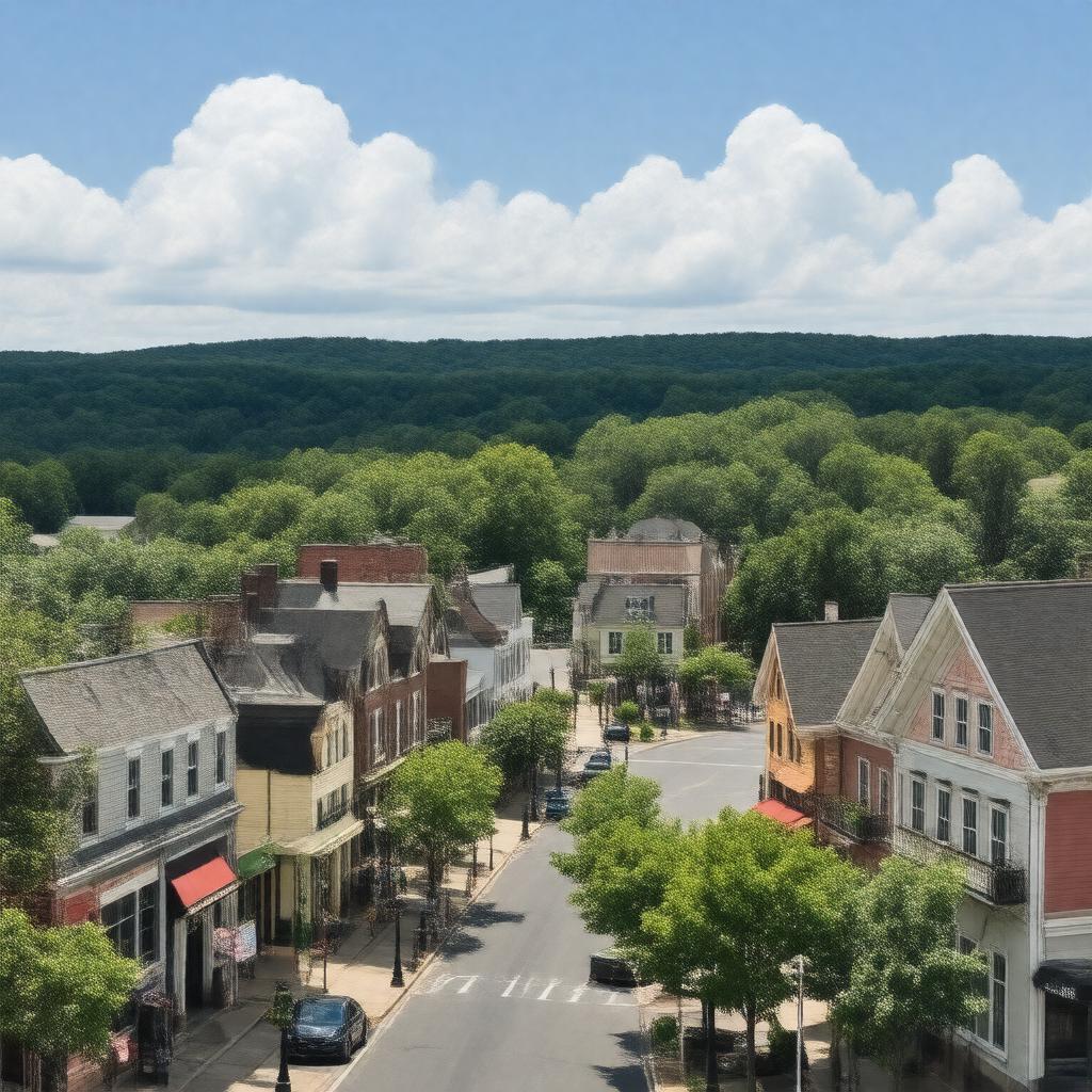 AI-created image of Chester, New Jersey