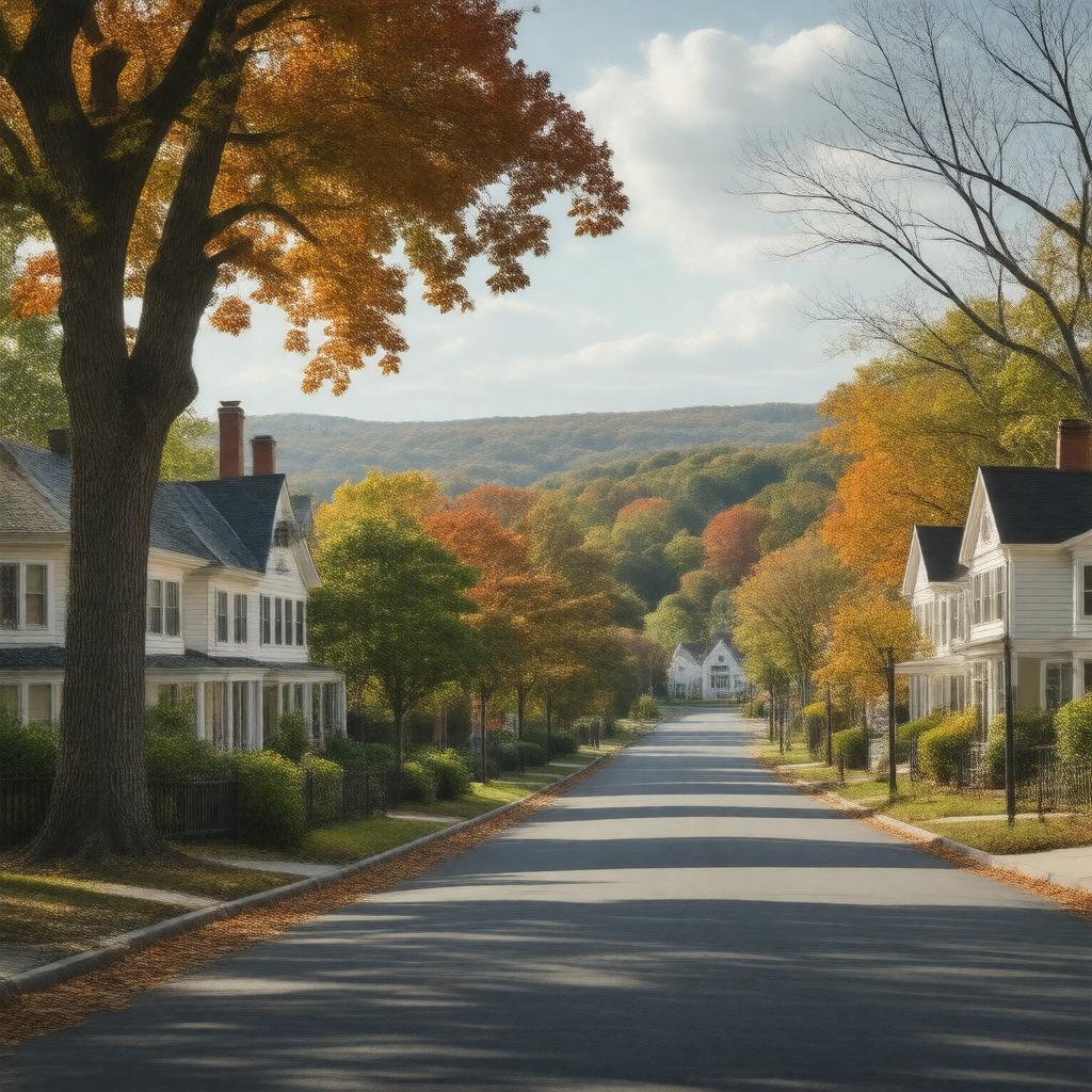 AI-created image of Chestnut Hill, Massachusetts