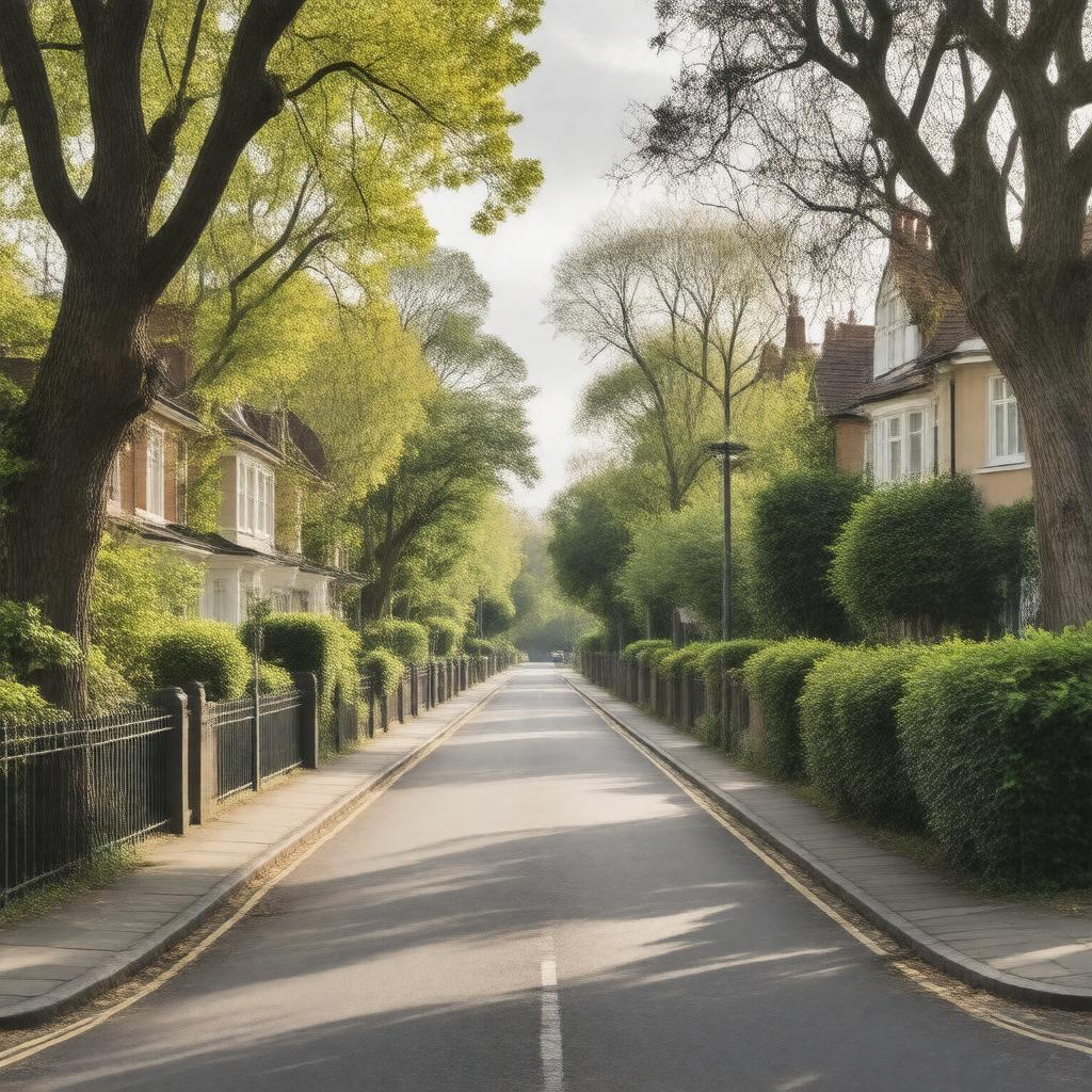 AI-created image of Chevy Chase, London