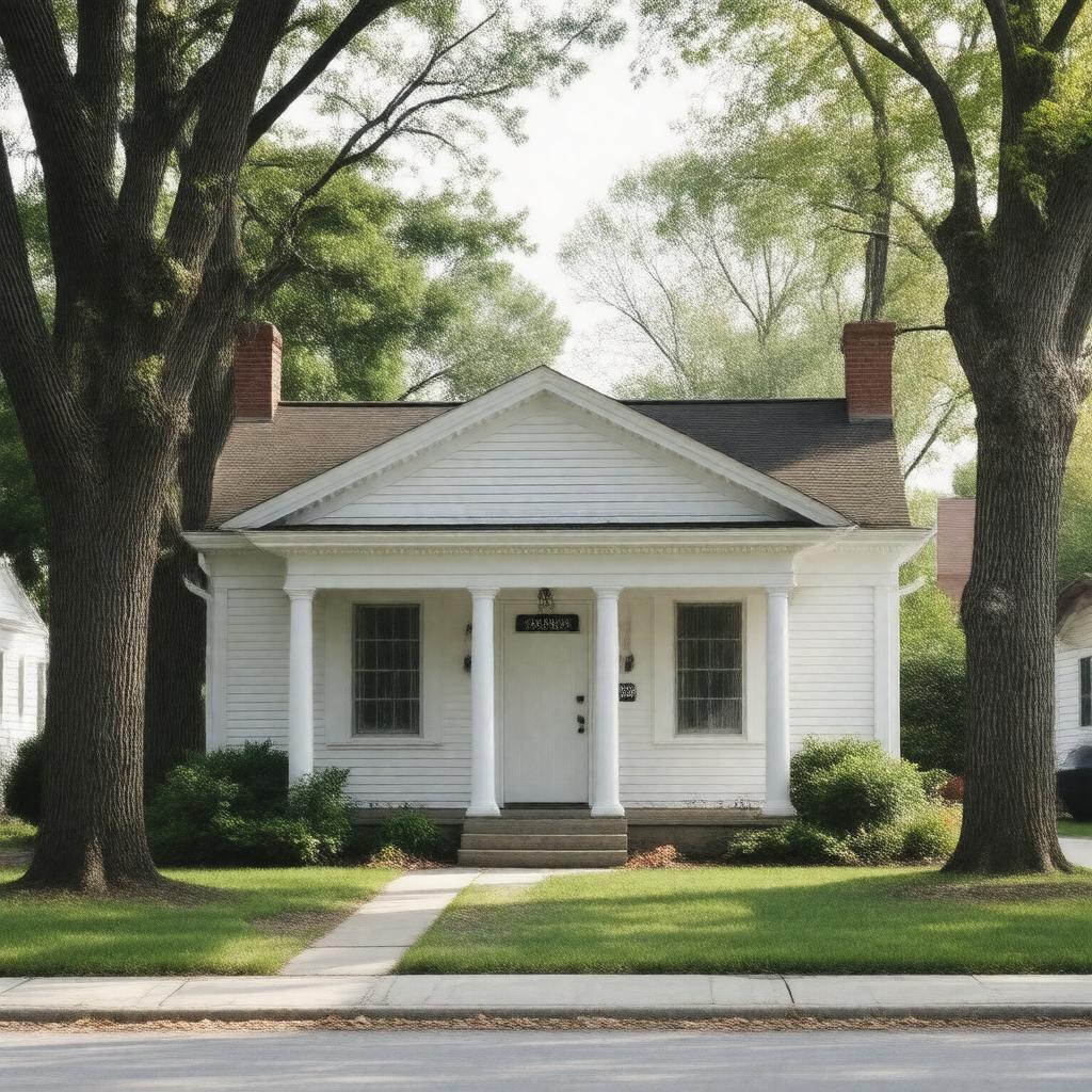 AI-created image of Chevy Chase Village Hall