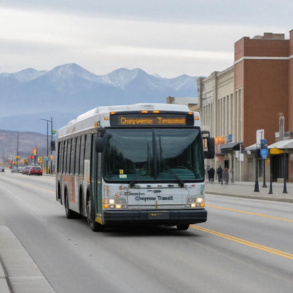 Click to view larger image AI-created image of Cheyenne Transit Program