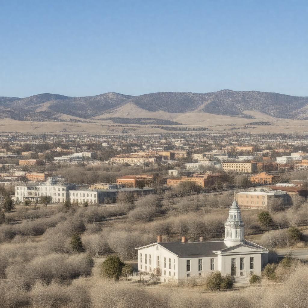 AI-created image of Cheyenne, Wyoming, United States