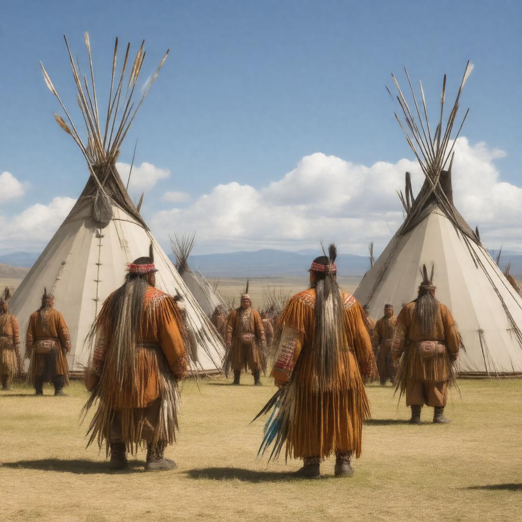 AI-created image of Cheyenne people