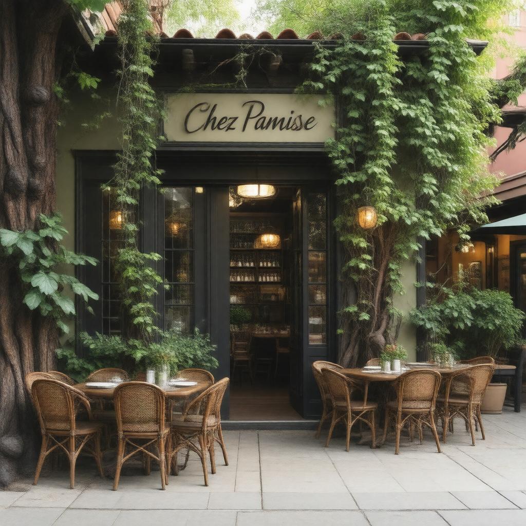 AI-created image of Chez Panisse