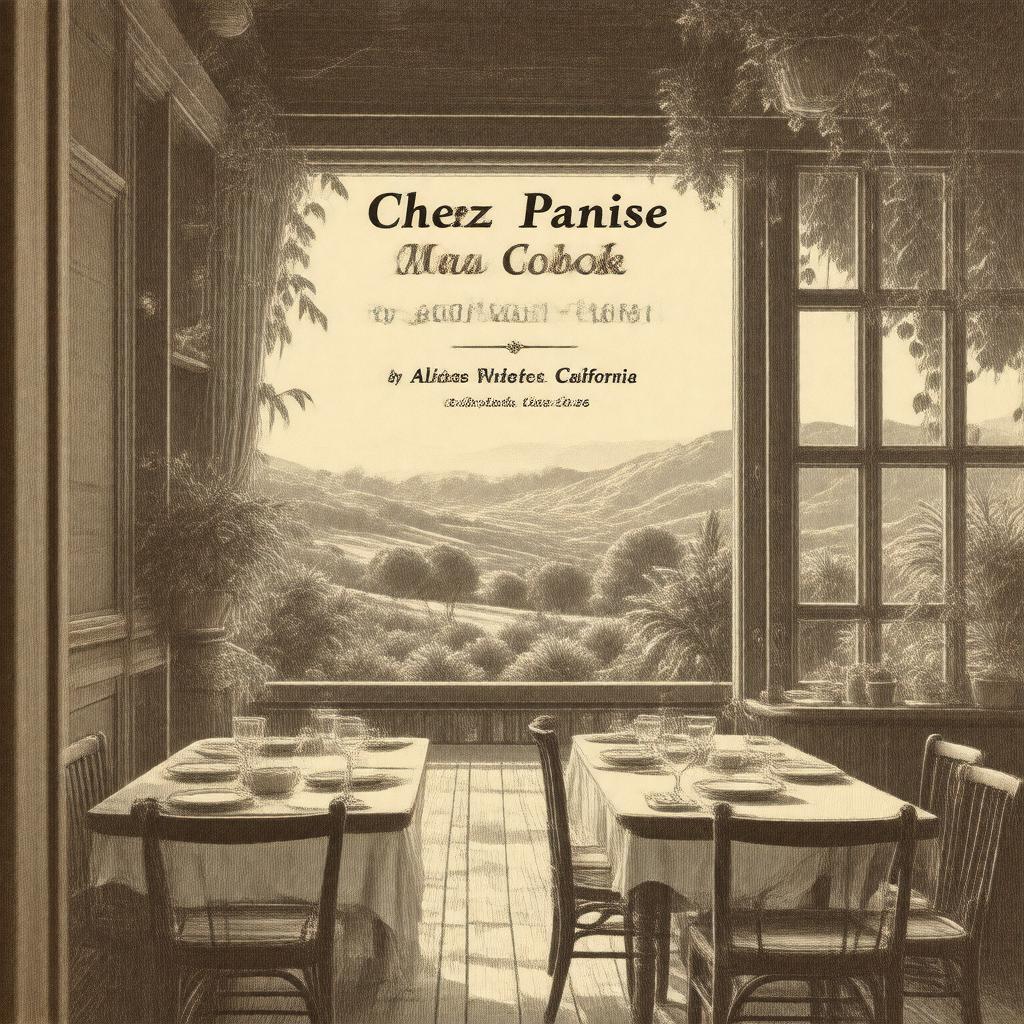 Click to view larger image AI-created image of Chez Panisse Menu Cookbook