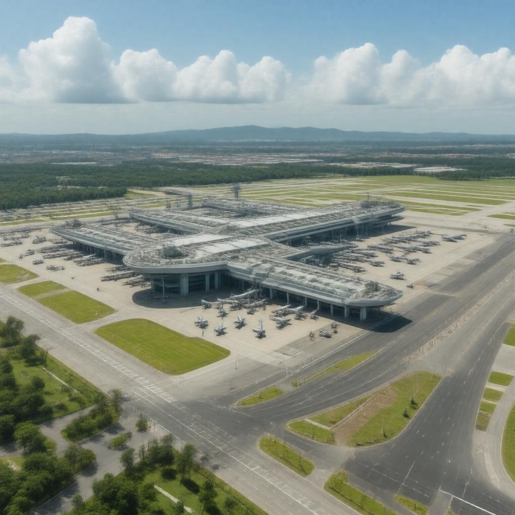 AI-created image of Chhatrapati Shivaji Maharaj International Airport
