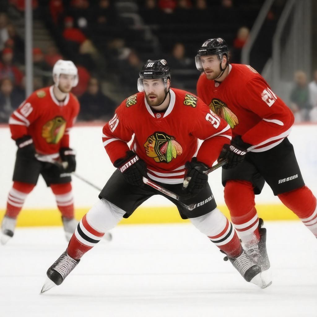 AI-created image of Chicago Blackhawks