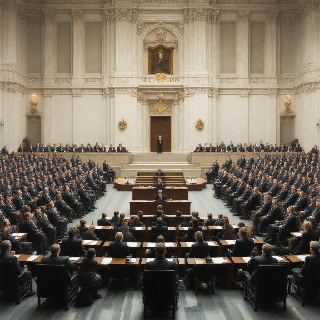 AI-created image of Chicago City Council