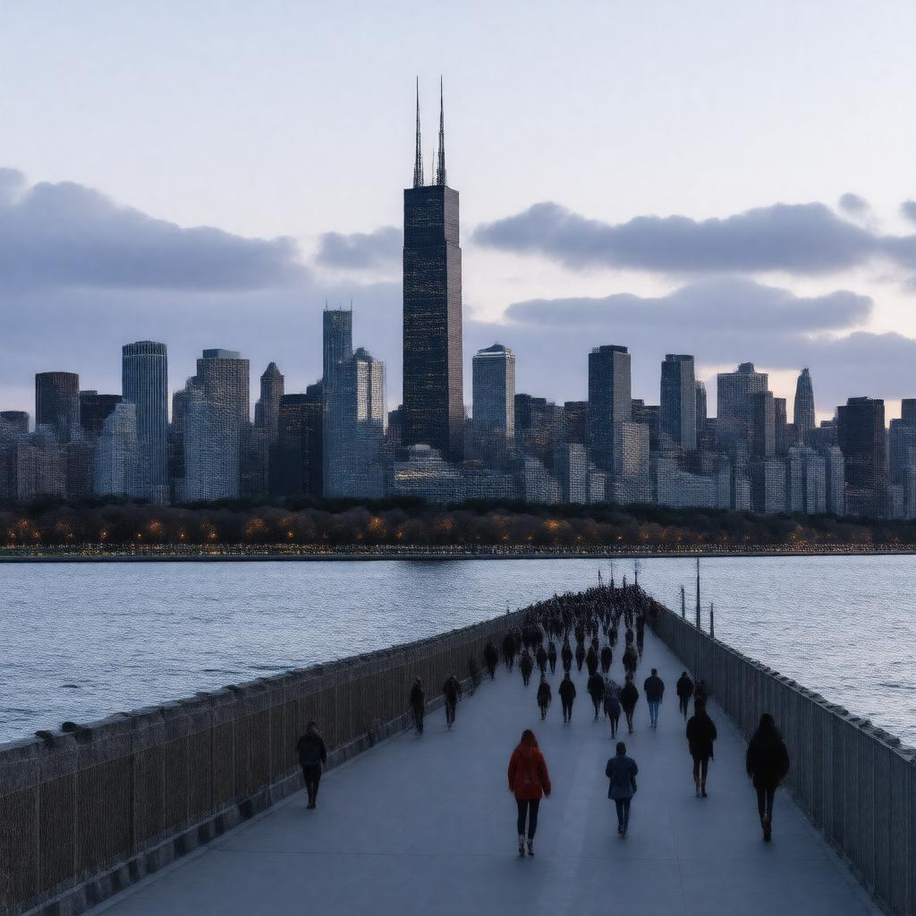 AI-created image of Chicago, Illinois