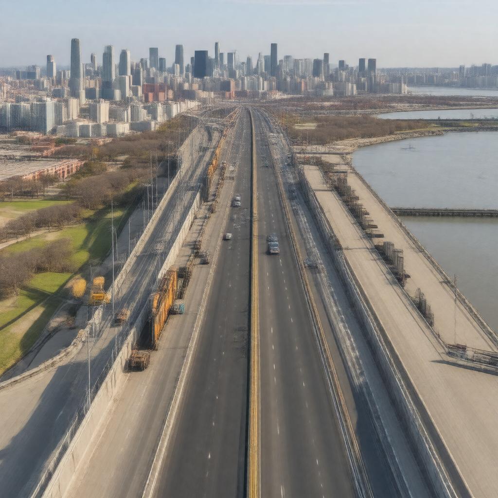 AI-created image of Chicago Skyway