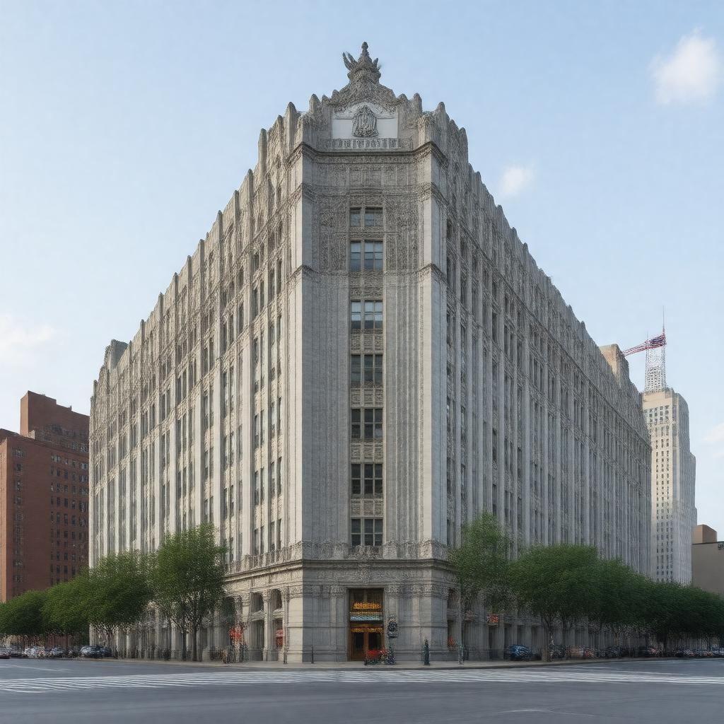 AI-created image of Chicago Tribune