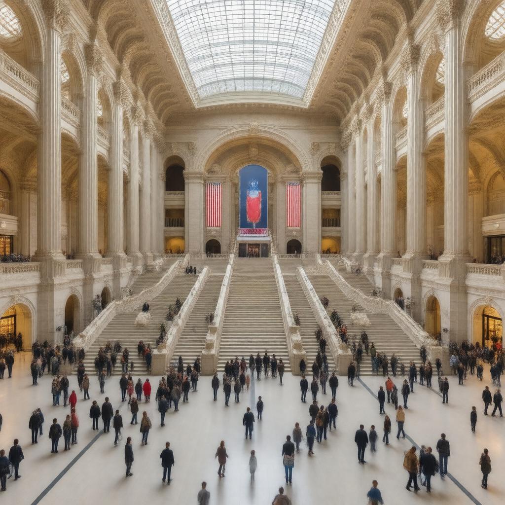 AI-created image of Chicago Union Station