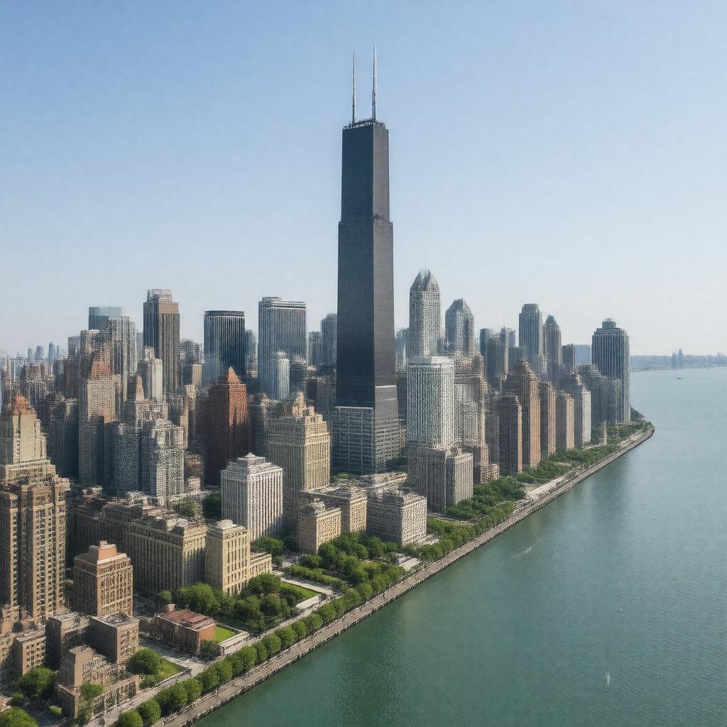 AI-created image of Chicago, United States