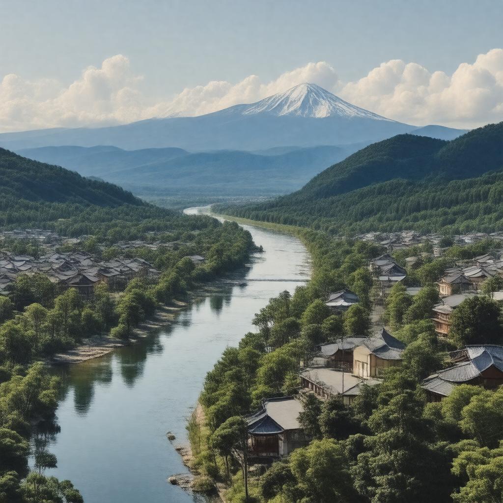 AI-created image of Chichibu, Japan