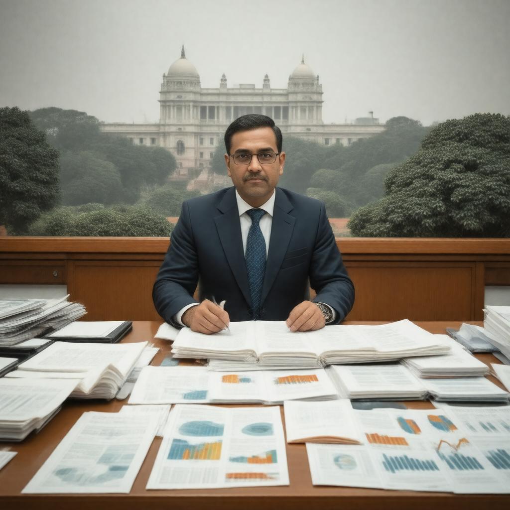 AI-created image of Chief Economic Adviser to the Government of India
