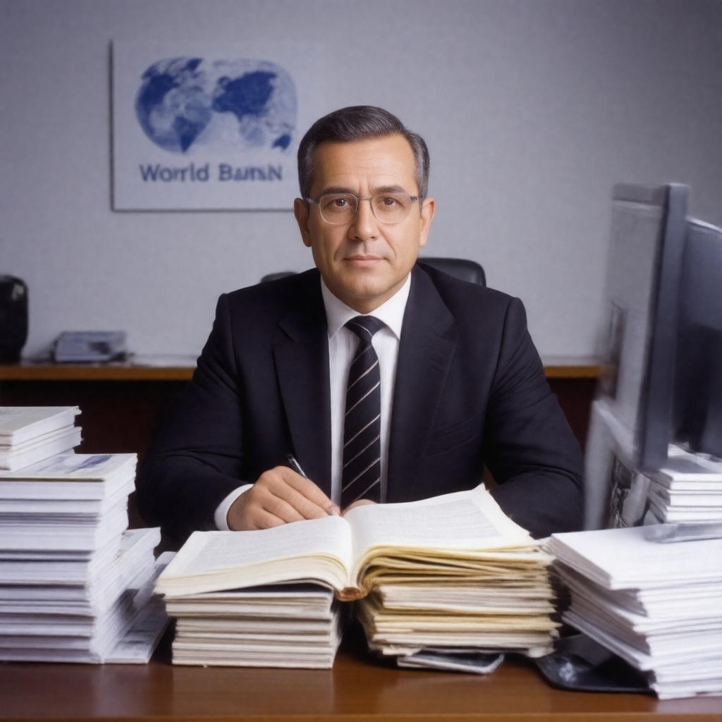 AI-created image of Chief Economist of the World Bank