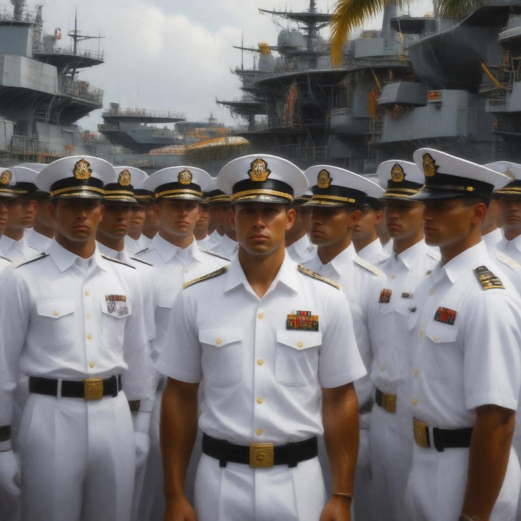 Click to view larger image AI-created image of Chief Petty Officer Initiation