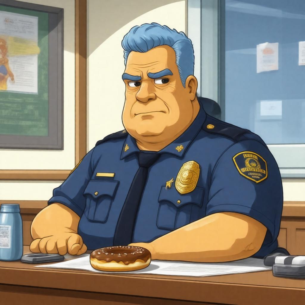 AI-created image of Chief Wiggum