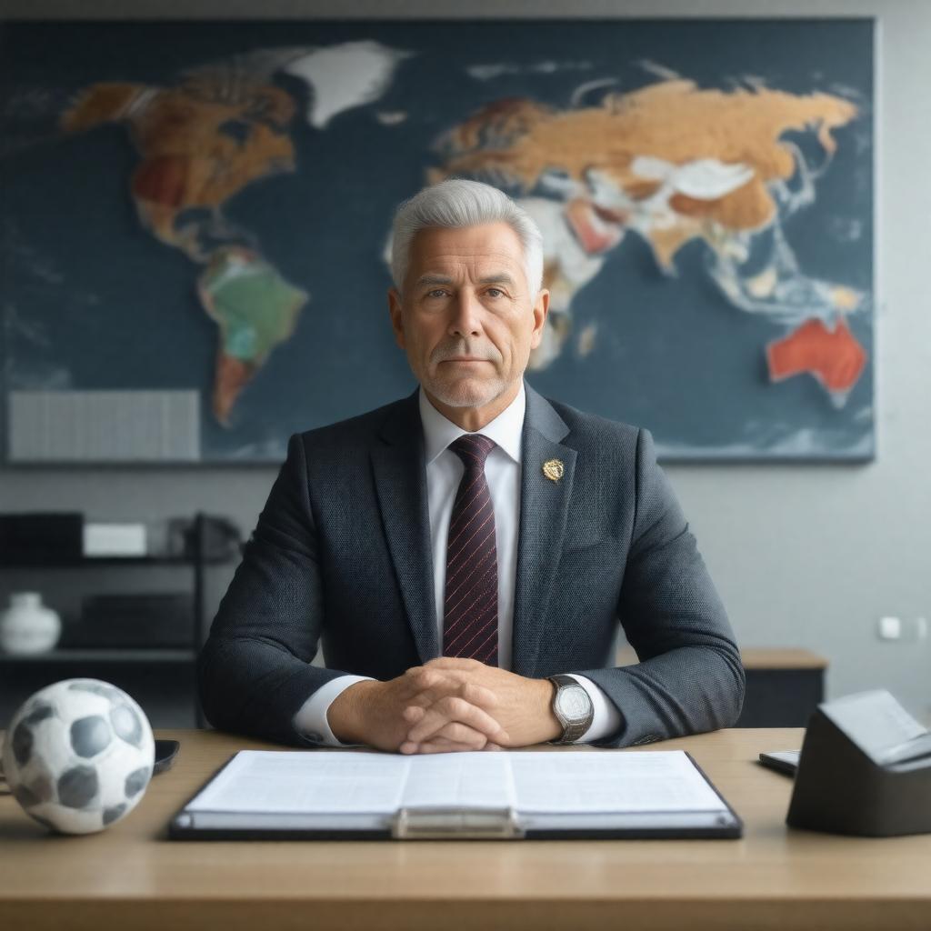 Click to view larger image AI-created image of Chief of Global Football Development