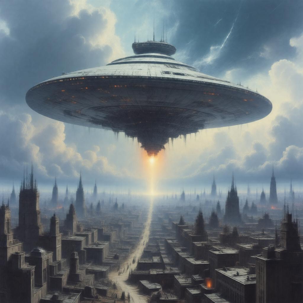 AI-created image of Childhood's End