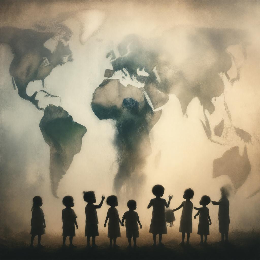 Click to view larger image AI-created image of Children in Crisis