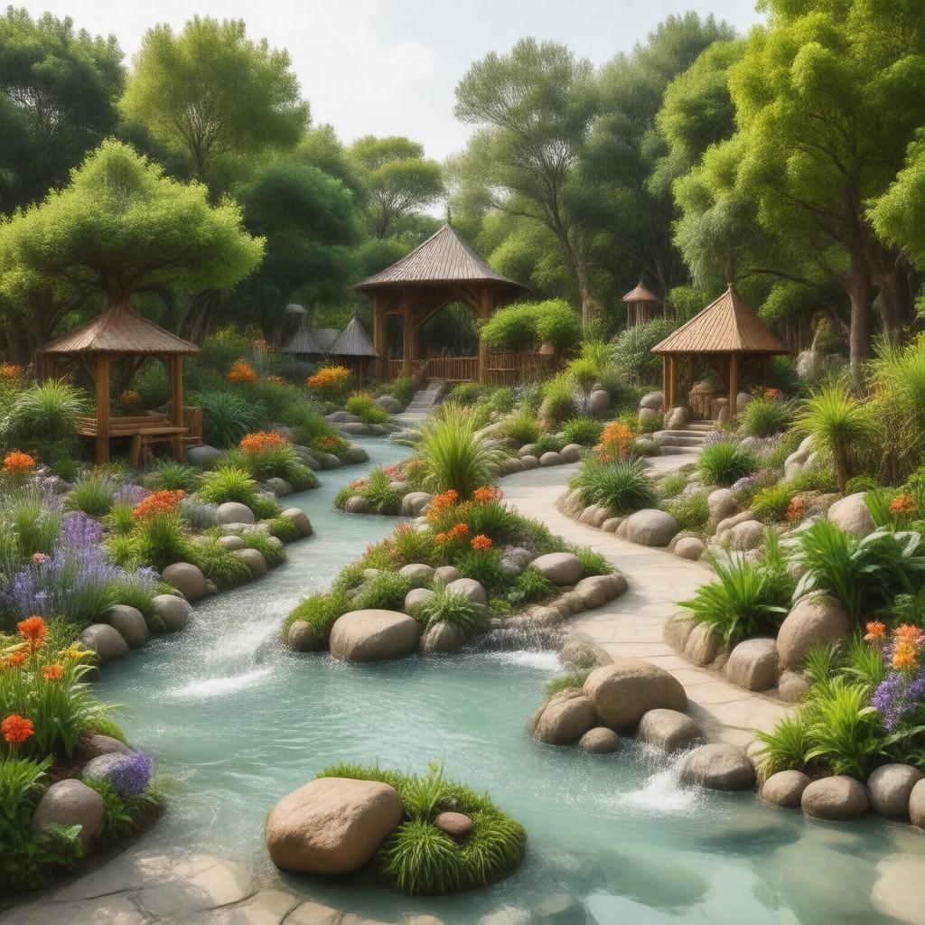 AI-created image of Children's Garden