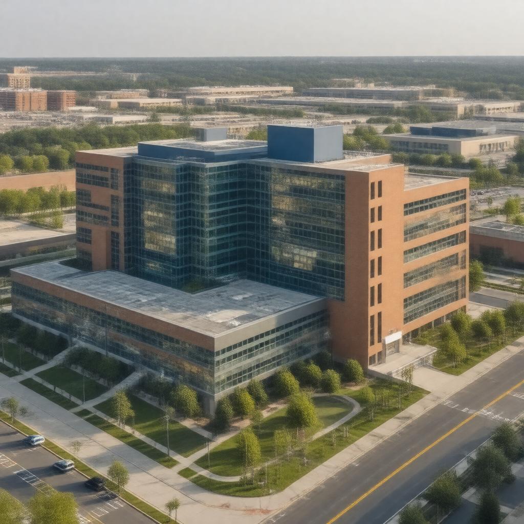 Click to view larger image AI-created image of Children's Mercy Hospital